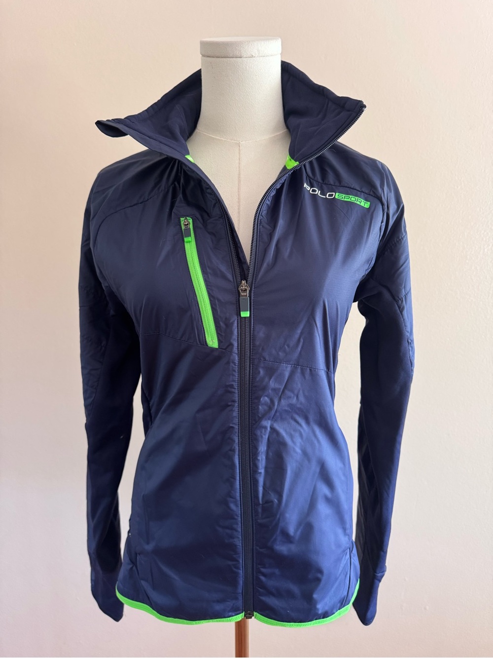 Polo Sport Ralph Lauren Vintage Y2K  Performance Navy Jacket